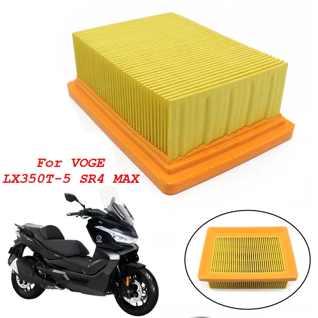 Motocykl wymiana wlot powietrza silnika skuter urządzenie do czyszczenia filtrów filtr powietrza dla VOGE LX350T LX350T-5 SR4 MAX