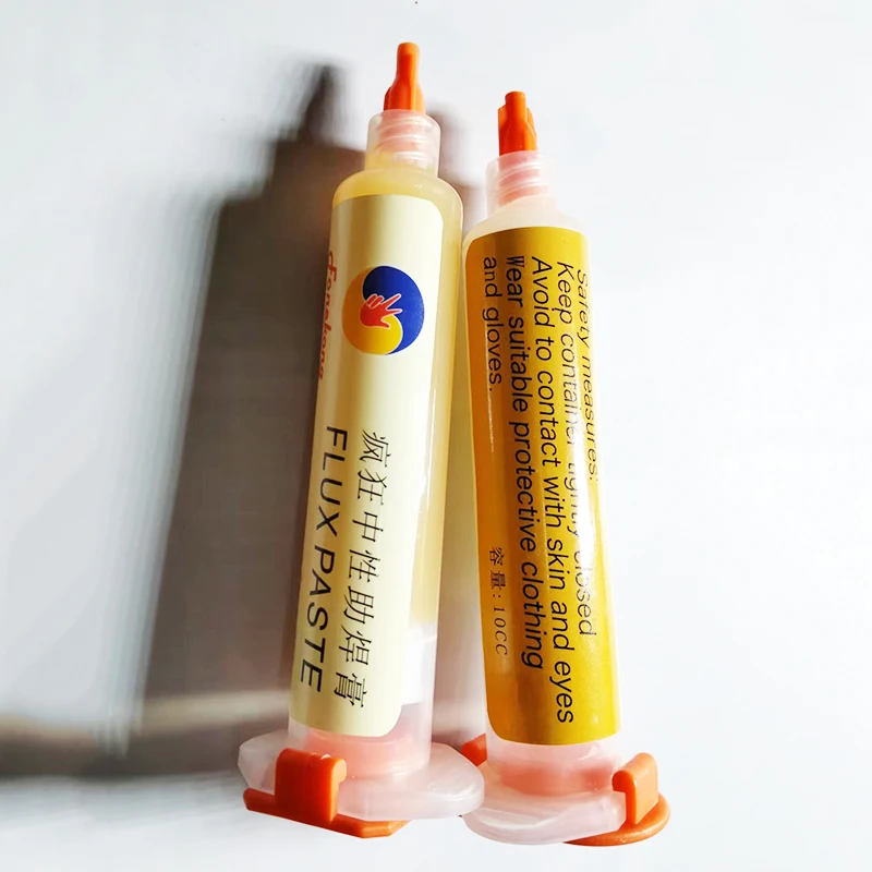FONEKONG Capacity 10CC syringe Neutral Lead-Free And Halogen-Free BGA Flux Suitable For Soldering  For Mobile Phone Motherboard