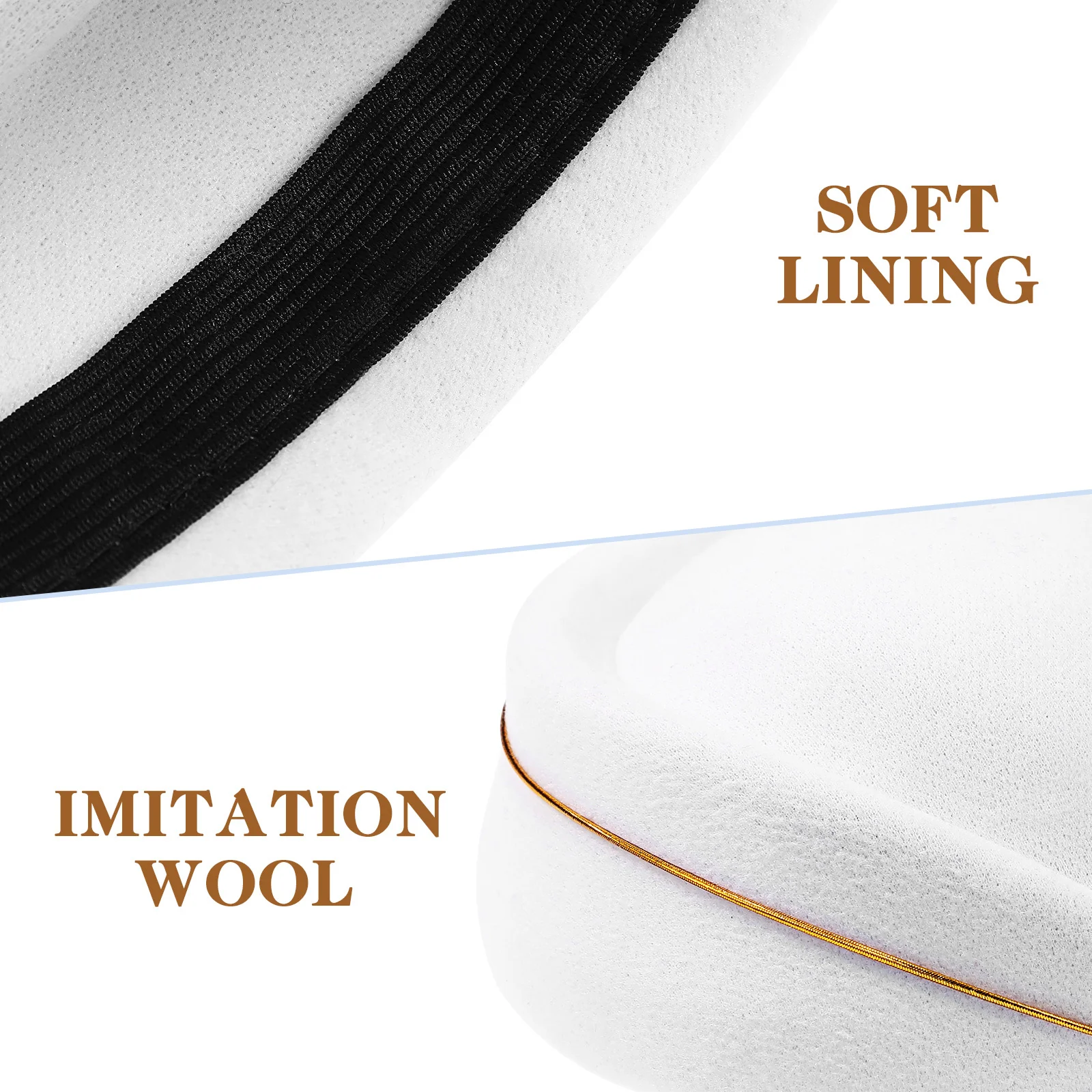 Stewardess Hat Women Fashion Flight Attendant Cap Costume Cosplay Accessories For Halloween Party Size