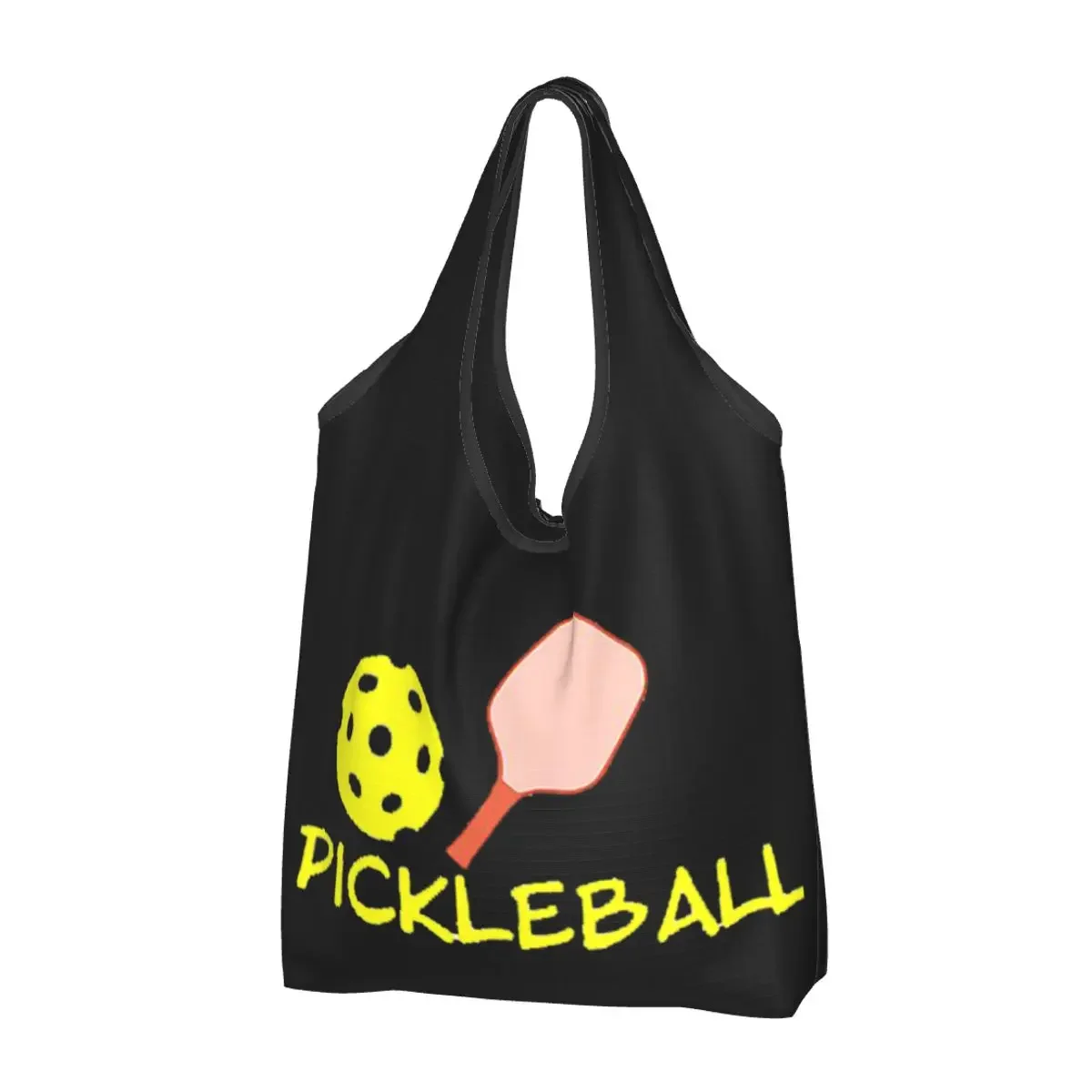 

Крутая сумка для покупок Grandmas Play Pickleball, портативная сумка-тоут, складная сумка-шоппер, продуктовая сумка, сумка на плечо