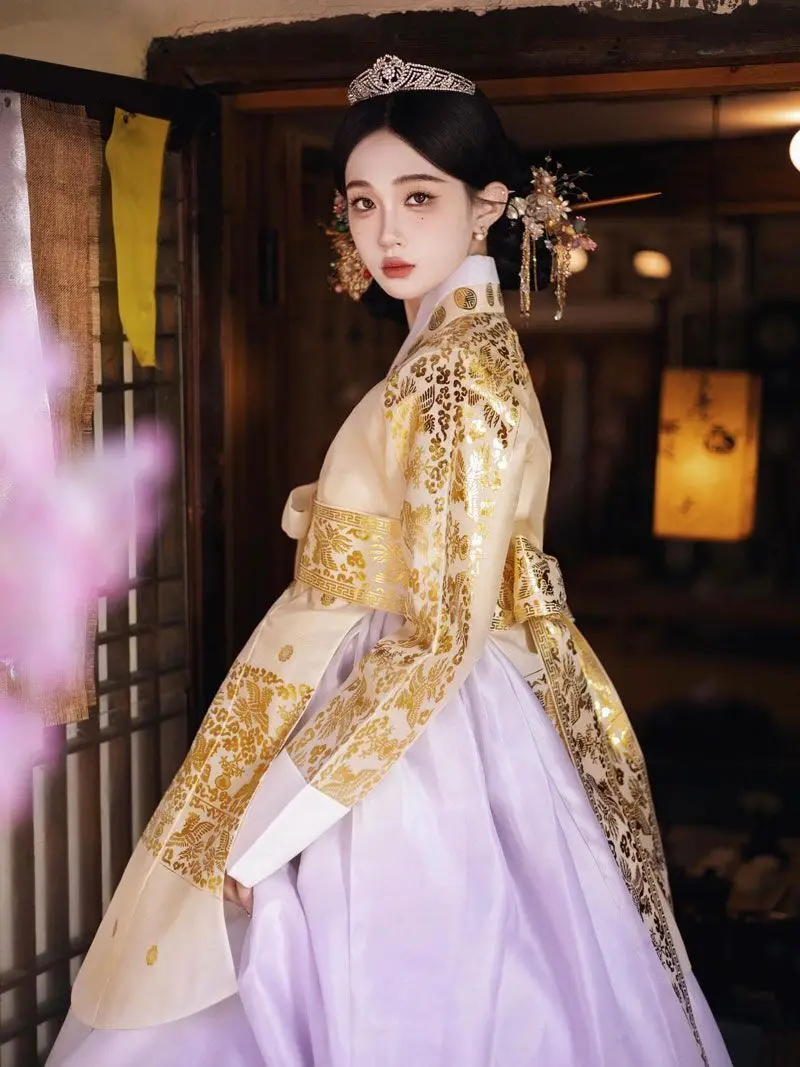 Traditional Korean Yanji Palace Hanbok High End Princess Korean Clothes Travel Photography Dress Photography Ethnic Skirt