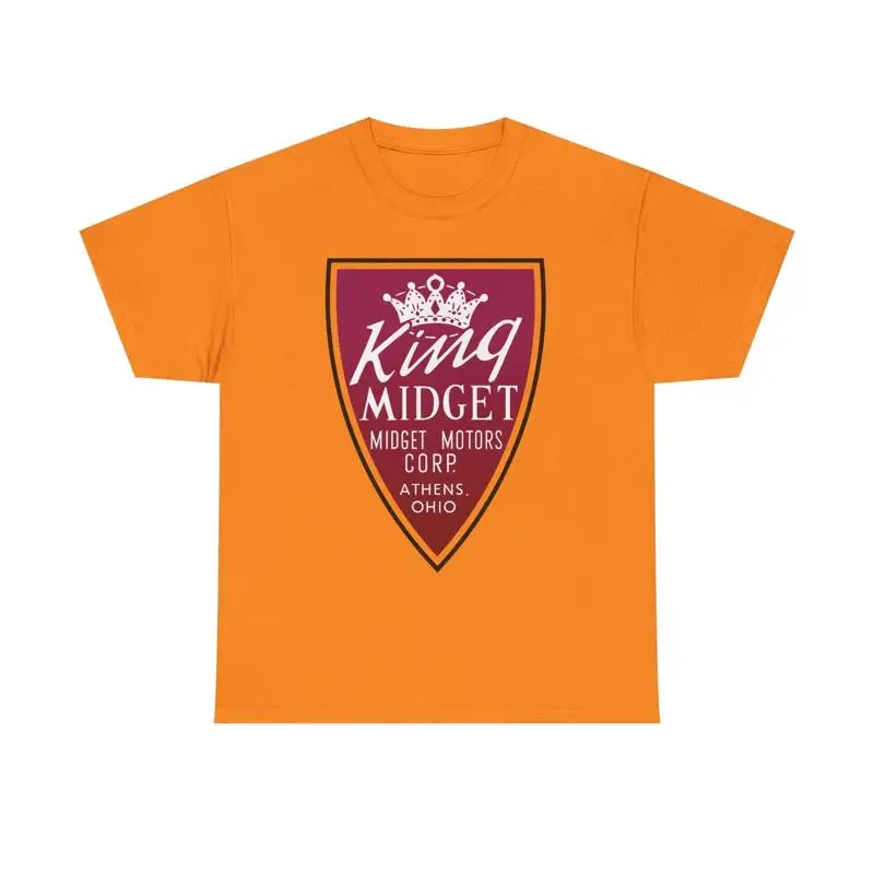 King Midget Motors Corp Athens Ohio Crown Logo Microcar T Shirt