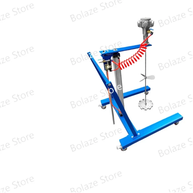 Fully Automatic Lifting Trolley IBC Ton Drum Mixer, Paint Glue Oil Drum Paint Explosion-proof Mixer