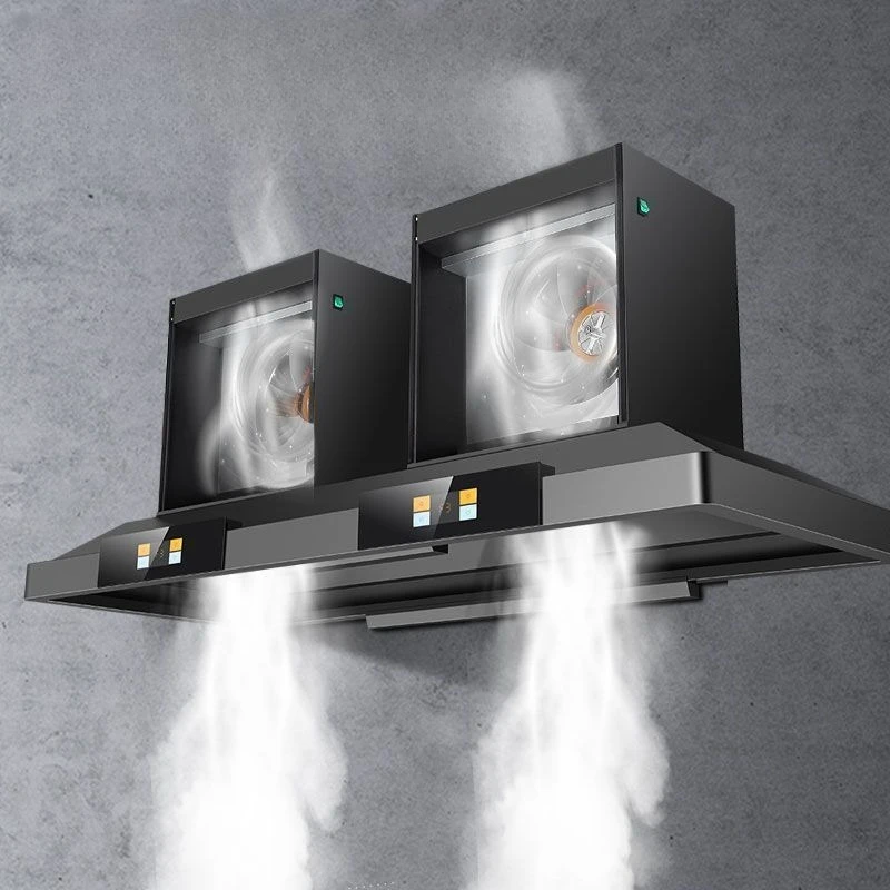 commercial kitchen range hood restaurant store high power high suction range hood