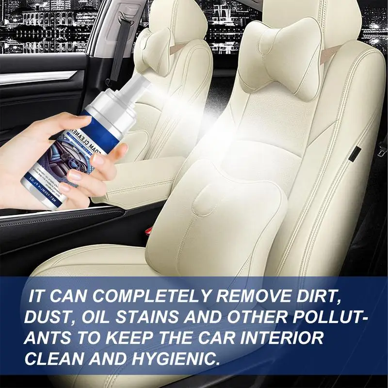 Car Refurbishment Cleaning Agent Auto Leather Refurbishment Paste Exterior Restorer 120ml Non-Greasy Liquid Spray Polishing