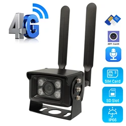 4G Wifi AP Hotspot 5MP 2MP IP67 Waterproof Fleet Car Farm wild Outdoor Mini CCTV EU 4G SIM Card 4G Lte IP Camera RJ45 CAMHI