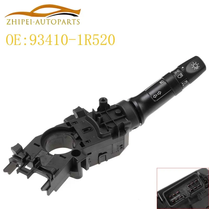 93410-1R520 Fog Light Switch Steering Light Control Switch Car 934101R520 93410-1R521 39F3MA-2210 934101R521 For Kia Picanto