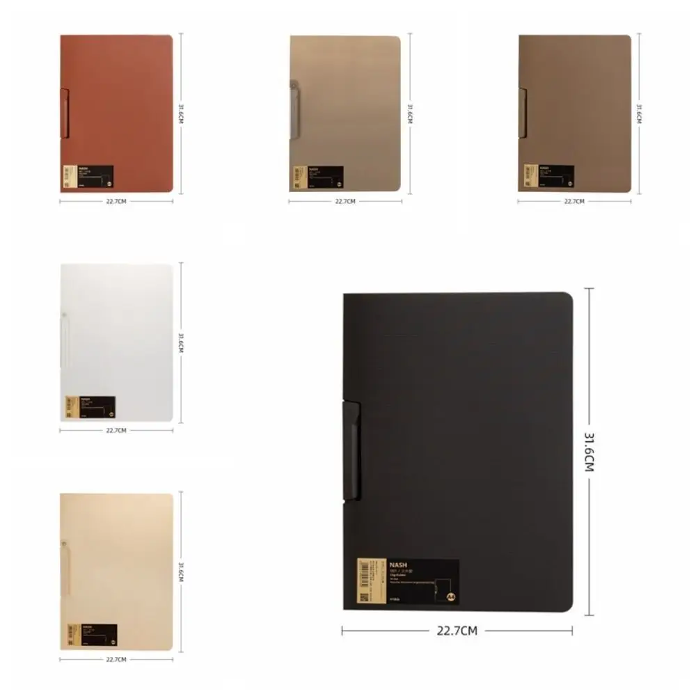 Armazenamento Bag for Data File Storage, Pasta de documentos, Translucency Clipboard, titular cor retro, A4