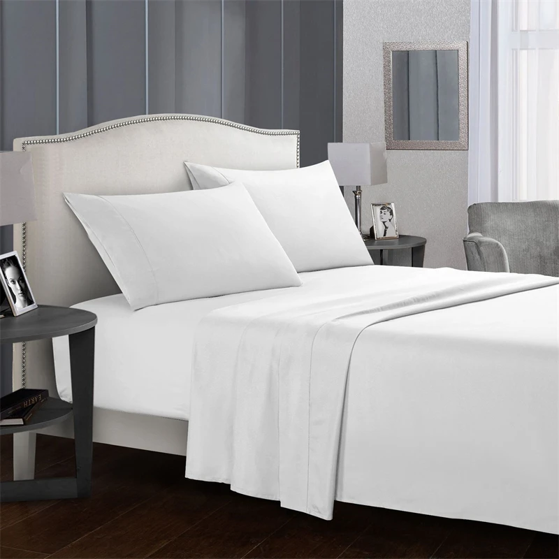 High-quality Simple King Size Bed Sheet Set Soft Comfortable Fitted Sheets Sets Queen Durable Bed Cover Mattress Protector Cover