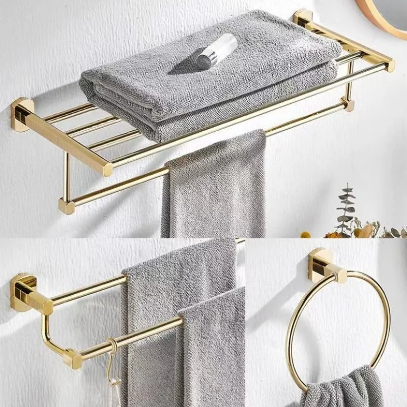 

Brass Bathroom Accessories Bath Shelf Gold Paper Holder,Towel Bar,Soap Holder,Towel Rack,Bath Shelf,Towel Hook bathroom Hardware