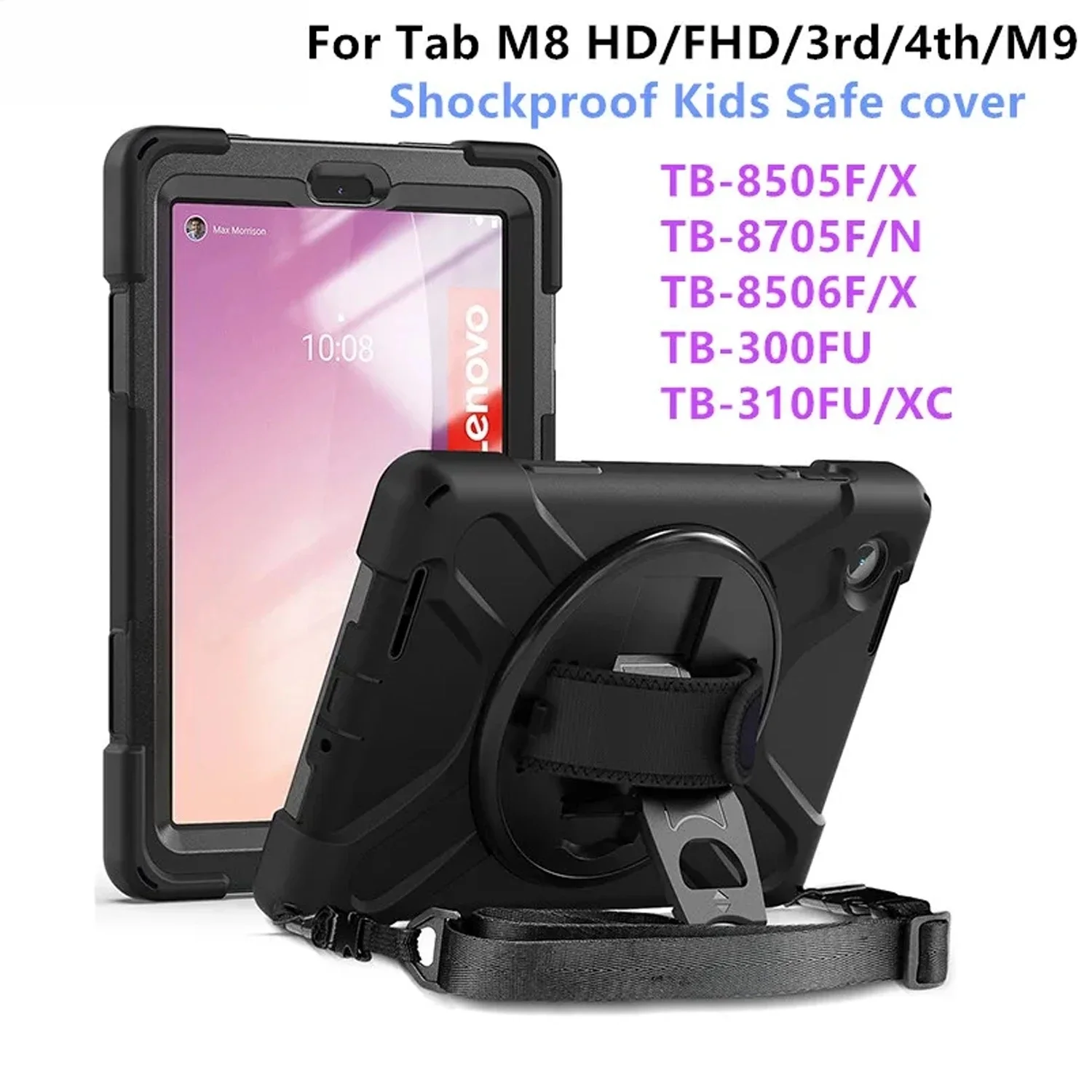 Case For Lenovo tab M8 FHD 8.0 TB-8705F Tablet kids cover for Tab M8 HD TB-8505F 8506F Cover M8 4th Gen TB300FU M9 TB-310FU Case