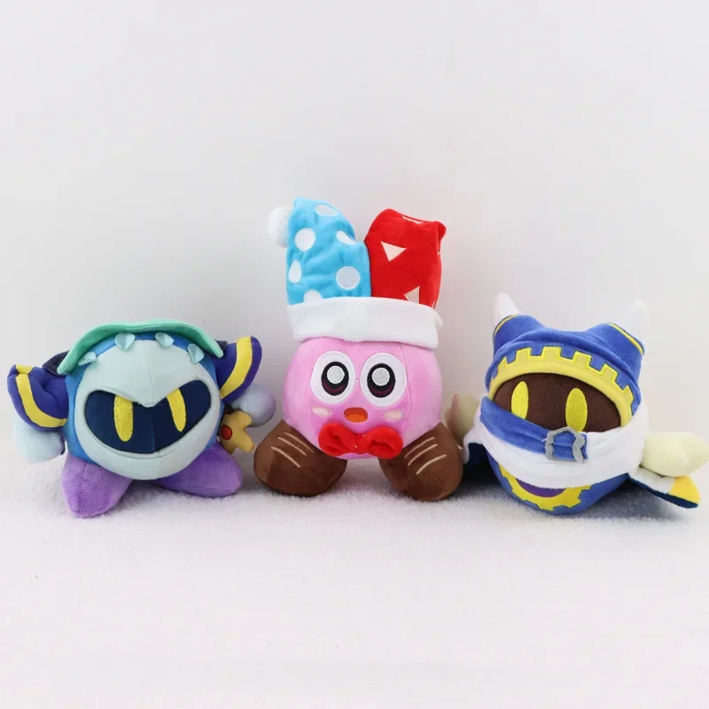 New Kawaii Cute 13-26cm Game Peripheral Kirby Doll Meta Knight Stuffed Plush Toy Doll Children Birthday Gift Christmas Gift