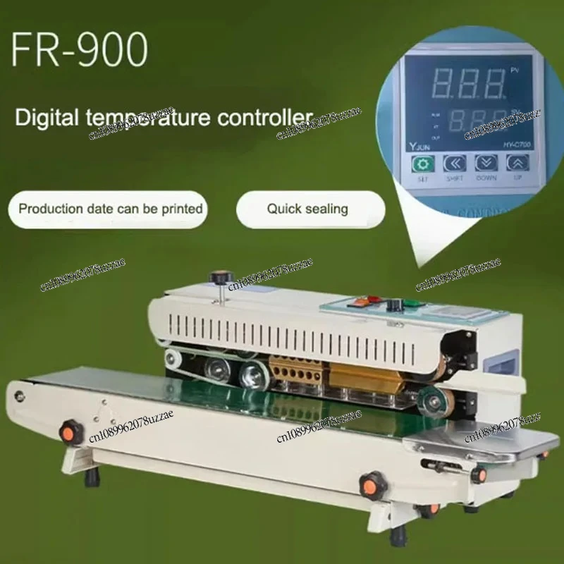 FR-900/FR-900M Plastic Bag Packaging Band Sealing Machine Sealer Auto Horizontal Bag Sealer Continuous