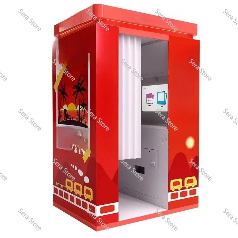 Commercial self-service instant printing photo booth machine Fully automatic custom photo booth vending machine