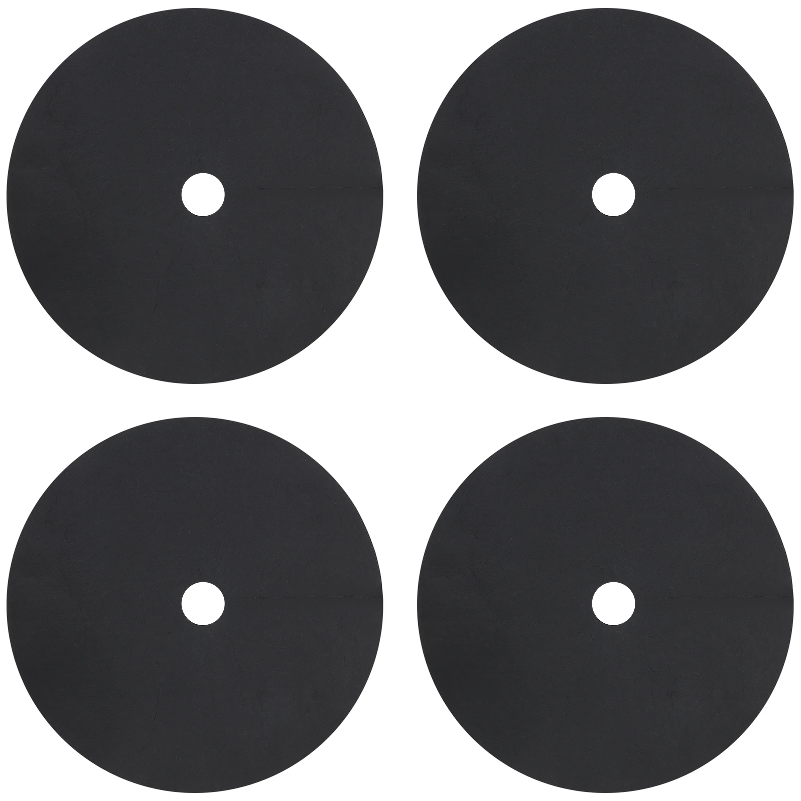 

10pcs Weeding Cloth Non-Woven Gardening Biodegradable Control Fabric Ground Cover Agriculture Orchard Weeding Cloth (Black,