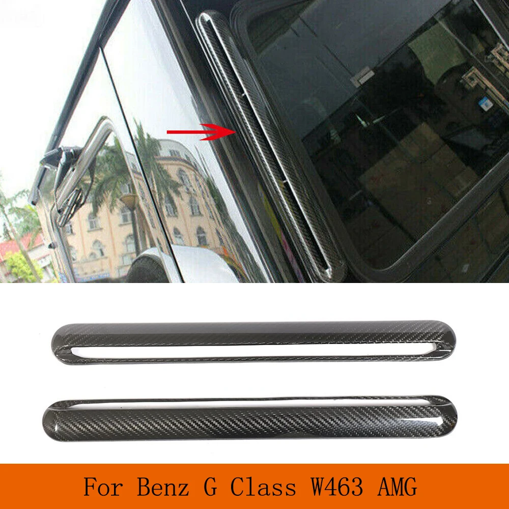 

Car Side Window Pillar For Mercedes Benz G Class W463 G500 G55 G65 G63 AMG 2004-2018 C Pillar Air Vent Trim Cover Dry Carbon