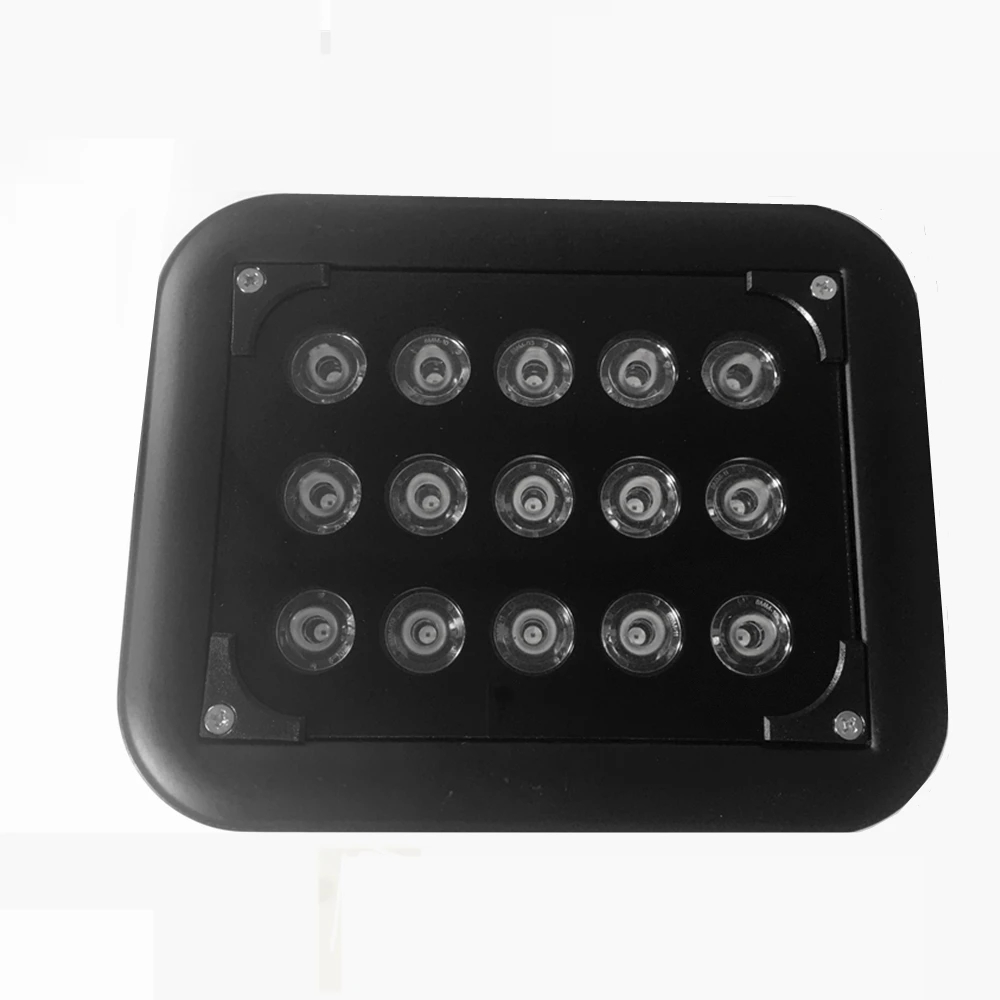 CCTV LEDS 15Pcs IR infrared Array illuminator infrared IP65 Metal Waterproof Outdoor Lamp CCTV Fill Light for cameras