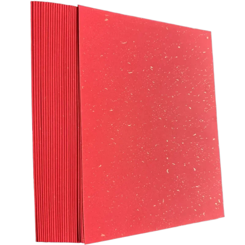 Specific Greeting Card Invitation Cards Wedding Book 120g 250g Red Gold Sprinkled Packaging Paper Large Sheets Red Paper Cutting