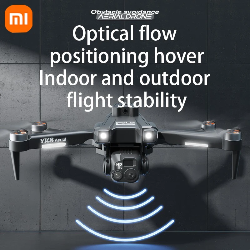 Drone Xiaomi YK8 8K HD Professionale 360 ° Evitamento pieghevole per ostacoli 5G WIFI Fotografia aerea Motore brushless RC Quadcopter