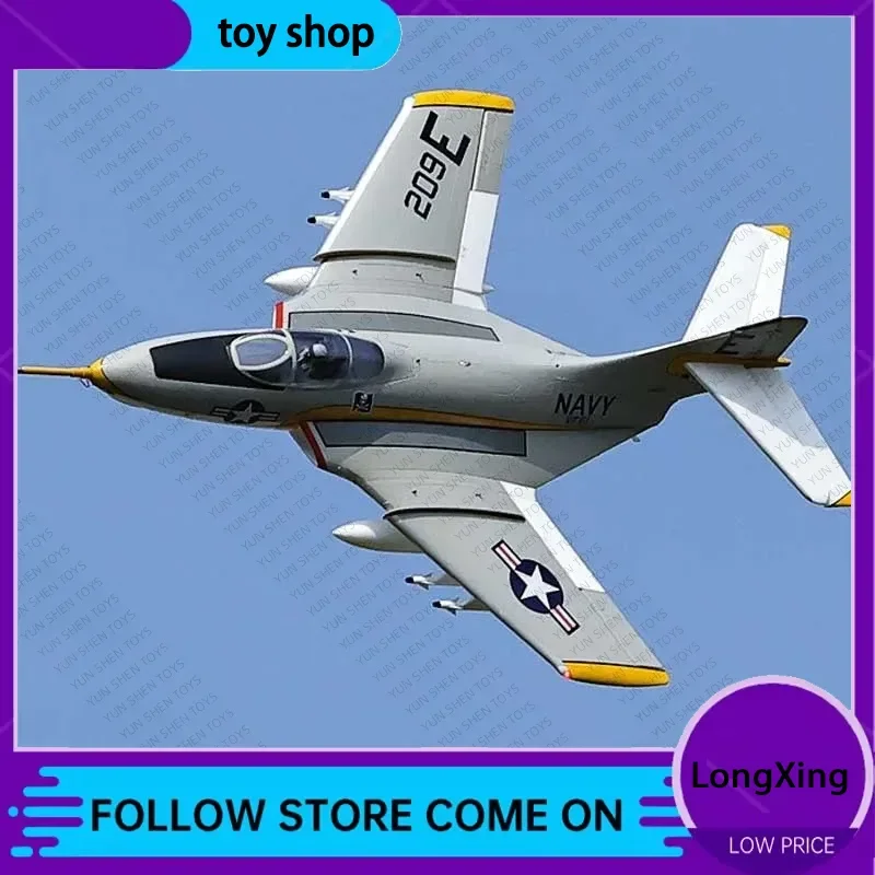 Flightline F9F Cougar Electric Ducted Flying Wing 80 RC Airplane Toy for Children Trendy Birthday Gift Remote Control Model