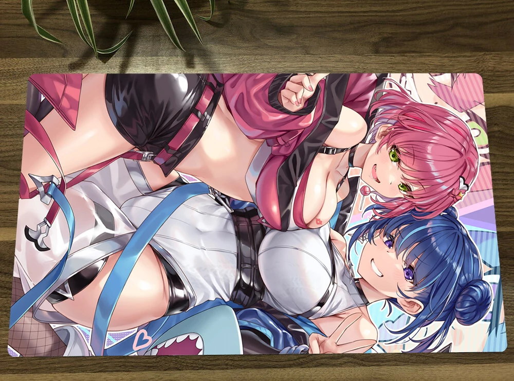 

YuGiOh Custom Playmat Evil Twin Ki-sikil & Lil-la TCG CCG Mat Trading Card Game Mat Mouse Pad Mousepad Table Desk Mat 60x35cm