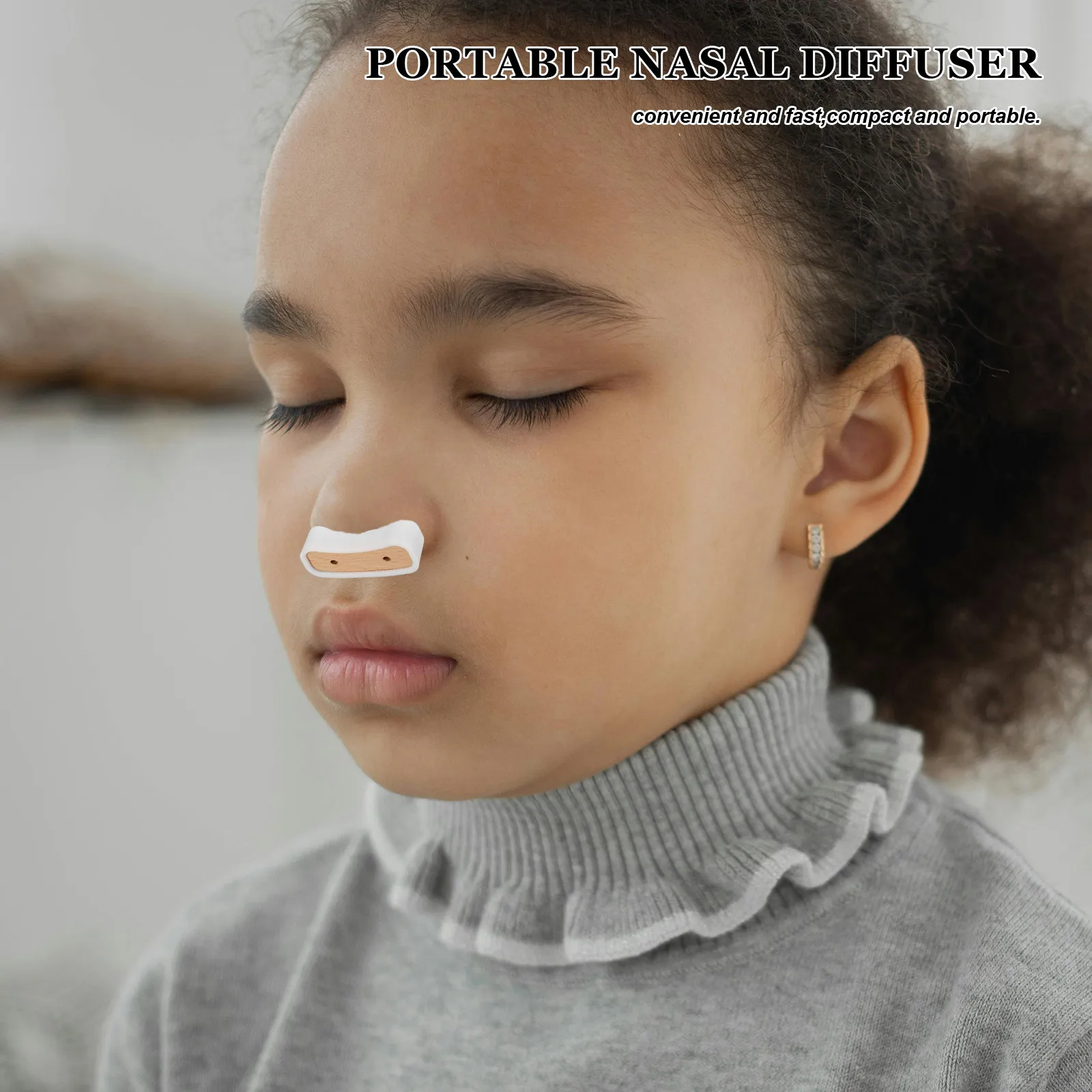 1Set Blank Nasal Inhaler Tubes Aromatherapy Multi-Purpose Nose Diffuser Essential Oil Inhaler Tube Nasal Diffuser
