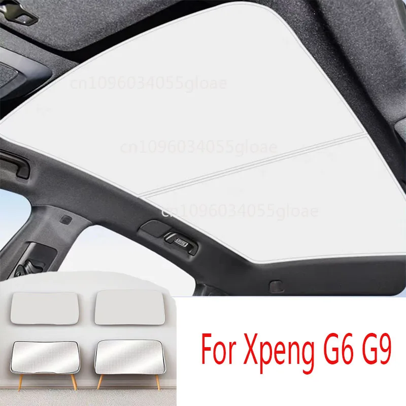 

Для Xpeng G6 G9 2023 2024 2025 Новое обновление ледяной ткани с пряжкой, солнцезащитные козырьки, стеклянный солнцезащитный козырек на крыше, передний и задний люк, автомобильные аксессуары