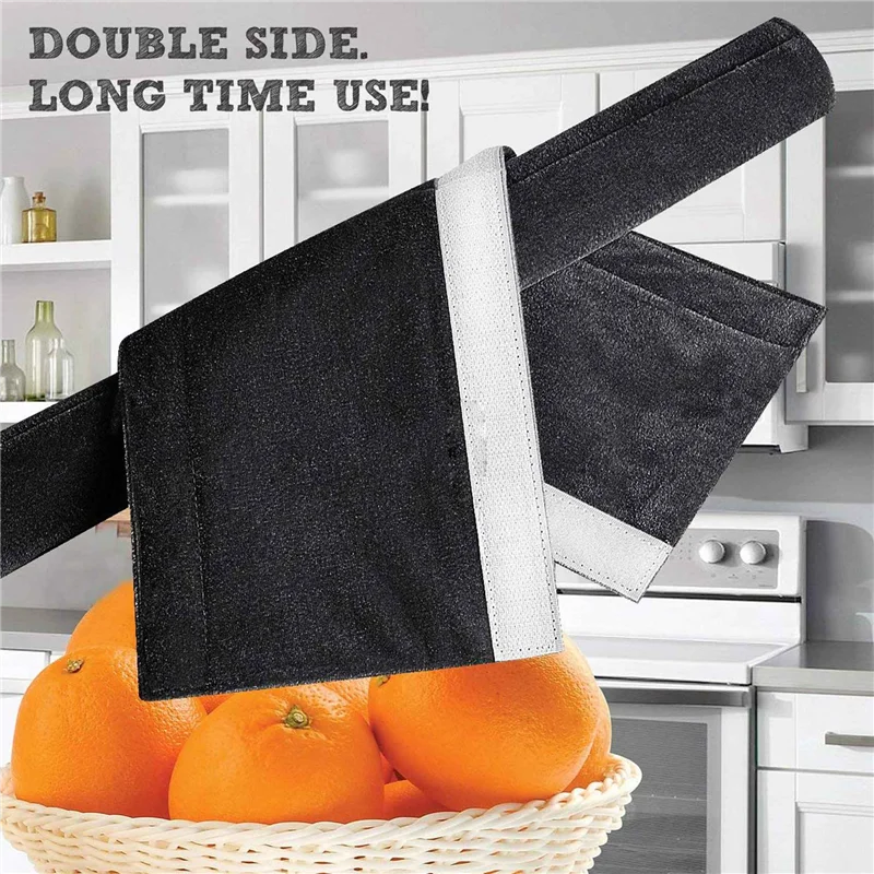 

3X крышка дверной ручки холодильника, декоративные ручки для кухонной техники, противоскользящие защитные перчатки для холодильника, духовки, Keep Off-B51B