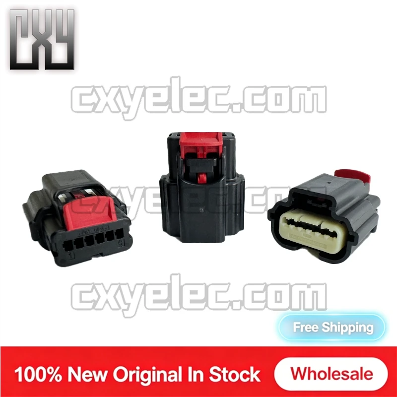 31404-6110 31404-7110 6Pin Female Connector Housing Only IP67 Waterproof For Car MAF Air Flow Sensor Throttle Pedal Wiring`