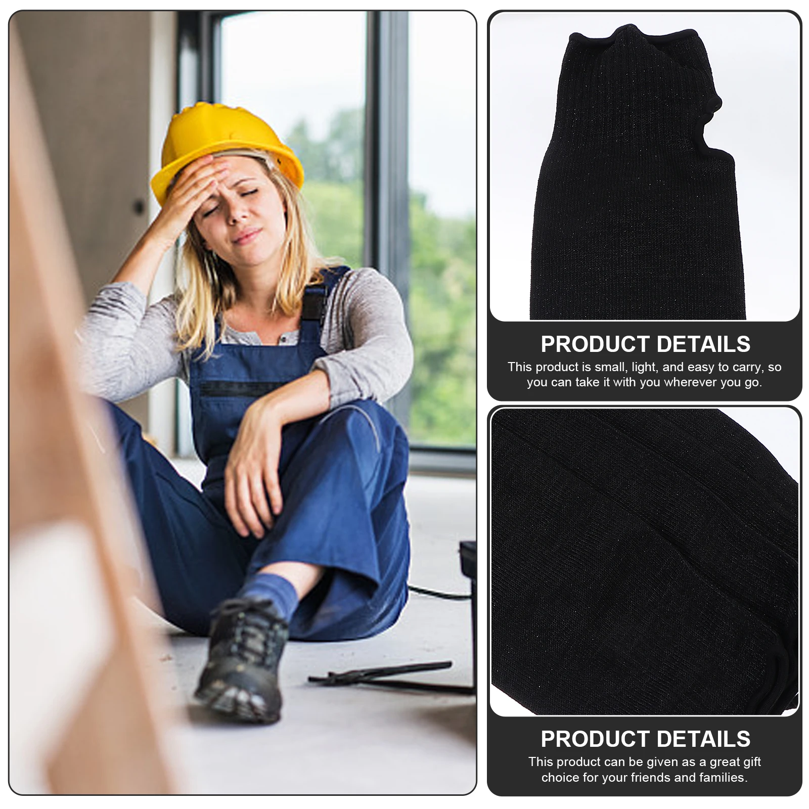 

4Pcs Anti-Cut Arm Sleeve Durable Protective Cover Ergonomic Design Injury Prevention Work Use Scratch Resistant