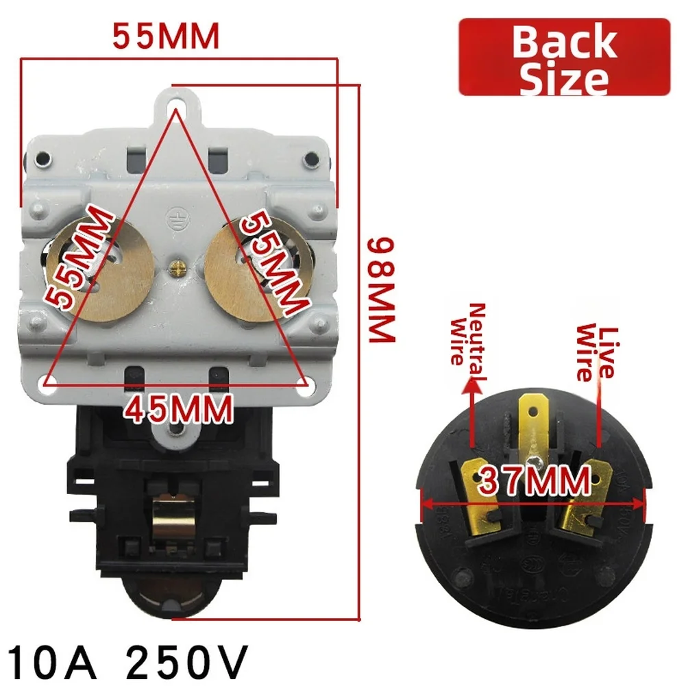 Thermostat Controller Base Set for Electric For kettle Waterproof Design Fits Most Models 53x53x48mm Dimensions