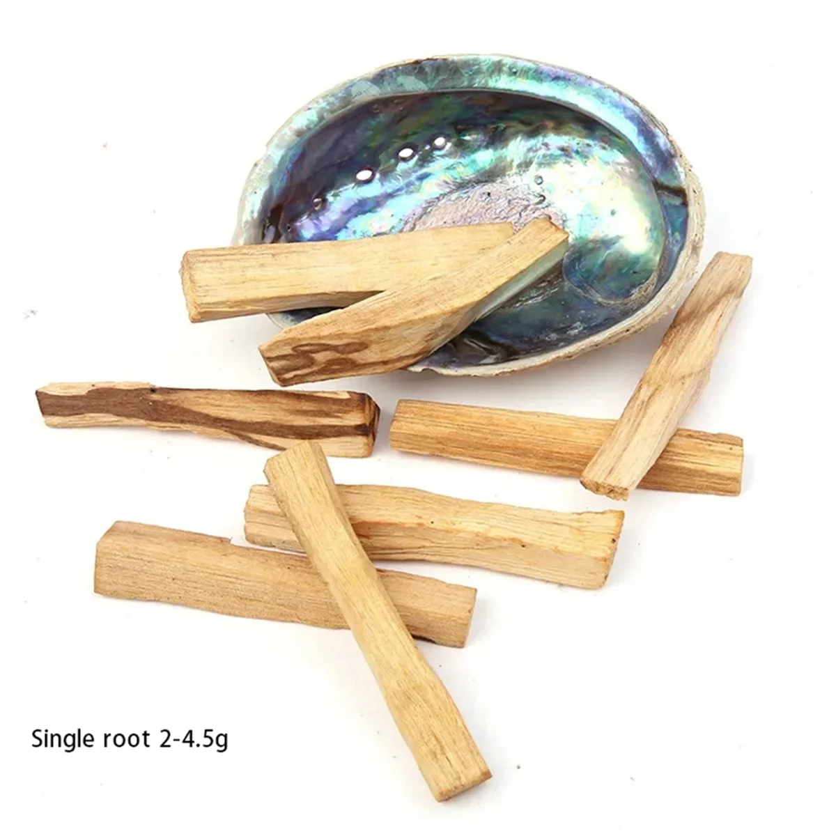 Bâton Palo Santo Naturel pour Purifier, Nettoyer, Guérison, Méditation et Instituts Soulignés, Bâton Unique 2-4.5G, 10Pcs