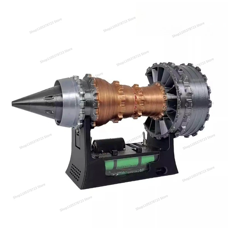 For Aviation Aircraft Engine Burst, Super Turbofan Engine Model Ornament, Can Start Stepless Transmission
