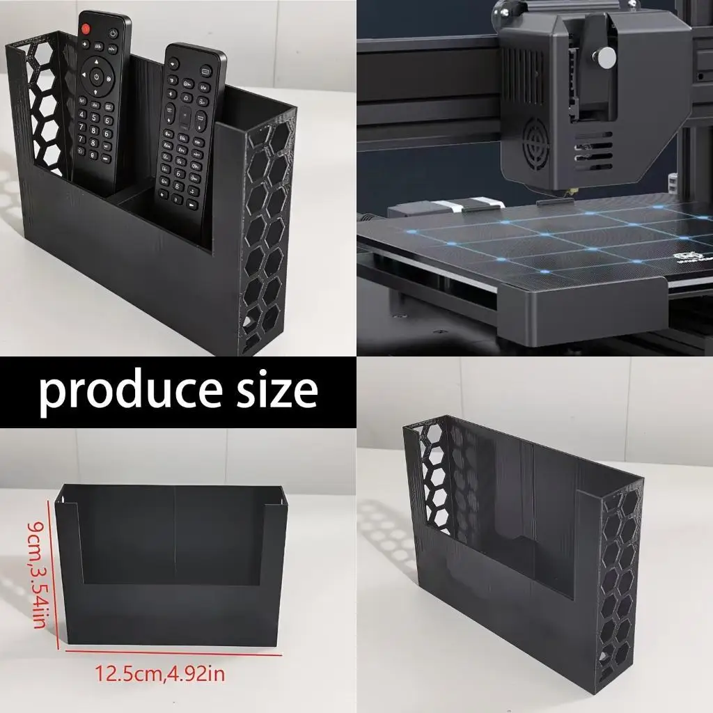 Travel Vehicle Remote Control Storage Case with Honeycomb Side Panels, Open Top Cabin Box for Daily Car Use and Small Accessory