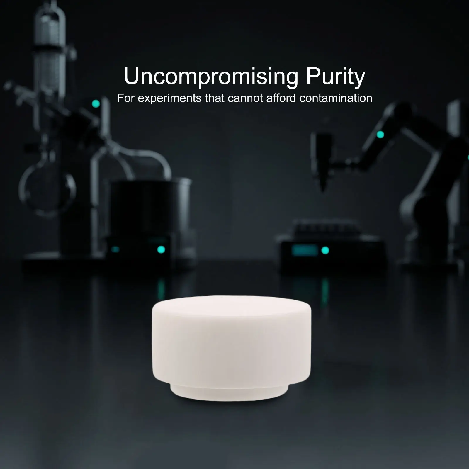 Ptfe Cell Culture Dish Od 30Mm Flat Bottom Laboratory Evaporating Petri Dish for Cell Tissue Research Lab Experiment