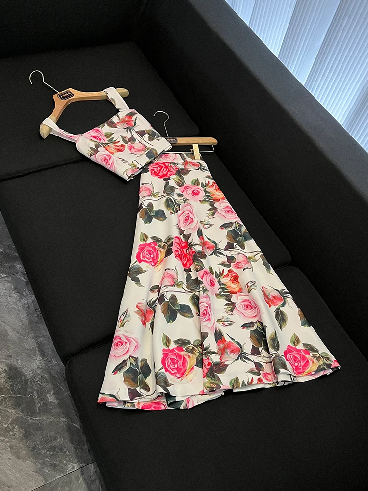 

Комплект с принтом Ele, новинка 2025, Sle Ele Personali, длинный комплект из двух предметов для похудения для женщин, модный комплект для поездок на работу...