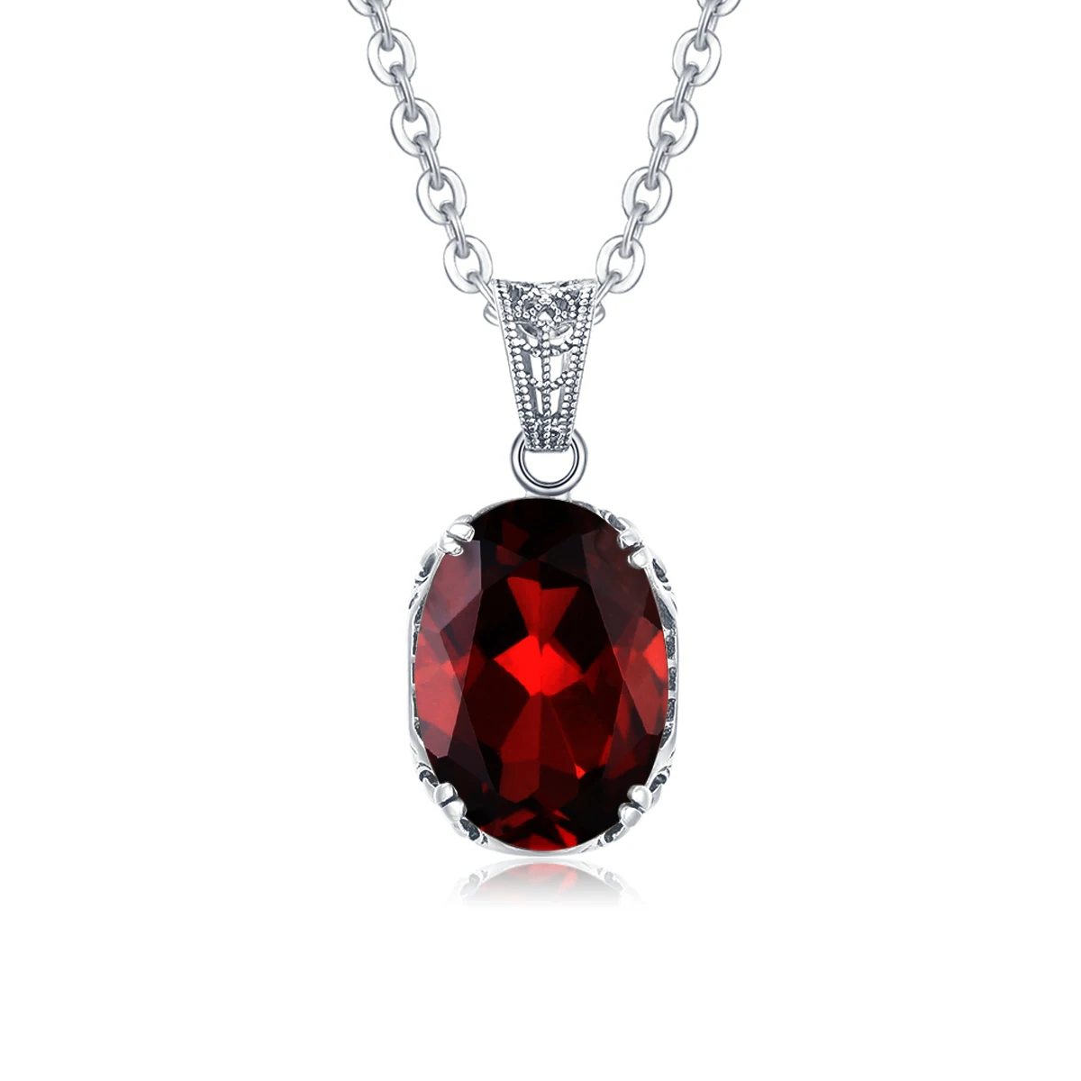

Fashion Opal Oval Gemstone Necklace For Women 925 Sterling Silver Egg Shape Pendant Necklace Wedding Aesthetic Jewelry Gift