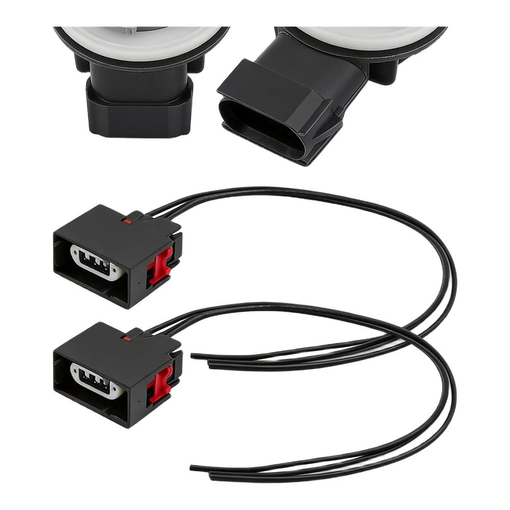 Front Turn Signal Socket Connector Harness for Jeep For Wrangler 2007-2018 Direct Replacement Wiring with OE Number Reference