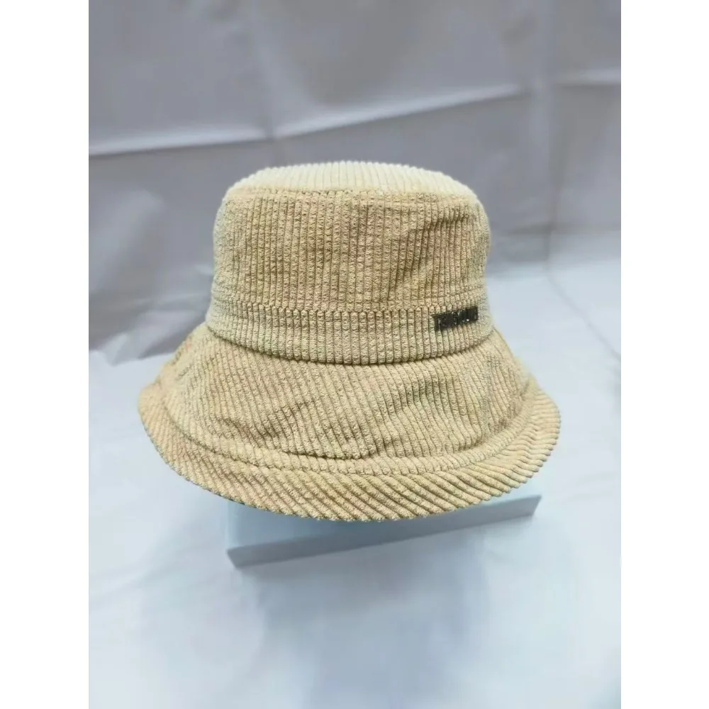 

Autumn&winter corduroy fisherman's hat children's daily versatile casual fashion basin hat men's literary small fresh bucket hat