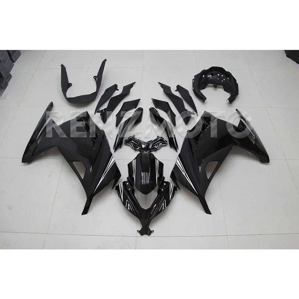 Motorcycle Fairing Accessory Fit For Kawasaki K0313-118 Ninja 300 2013-2019 and Ninja 250R 2013-2017 Bodywork Decor Set