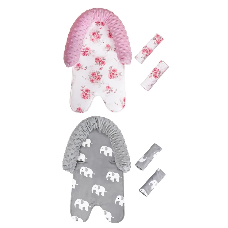 

Comfortable Baby Strollers Insert Cushion Provide Support for Long Walks