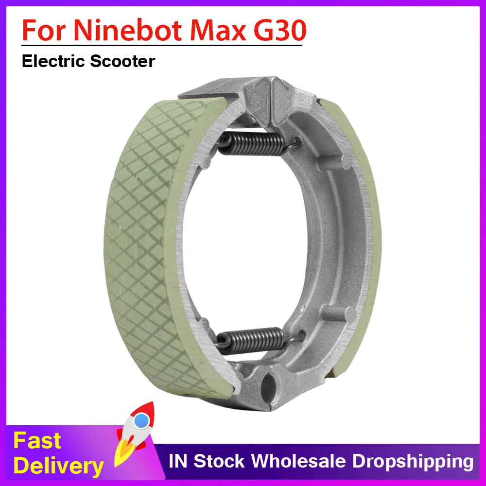 Electric Scooter Front Drum Brake Pad Shoe for Ninebot MAX G30 Smart Scooter Front Wheel Drum Brake Replacement Accessories