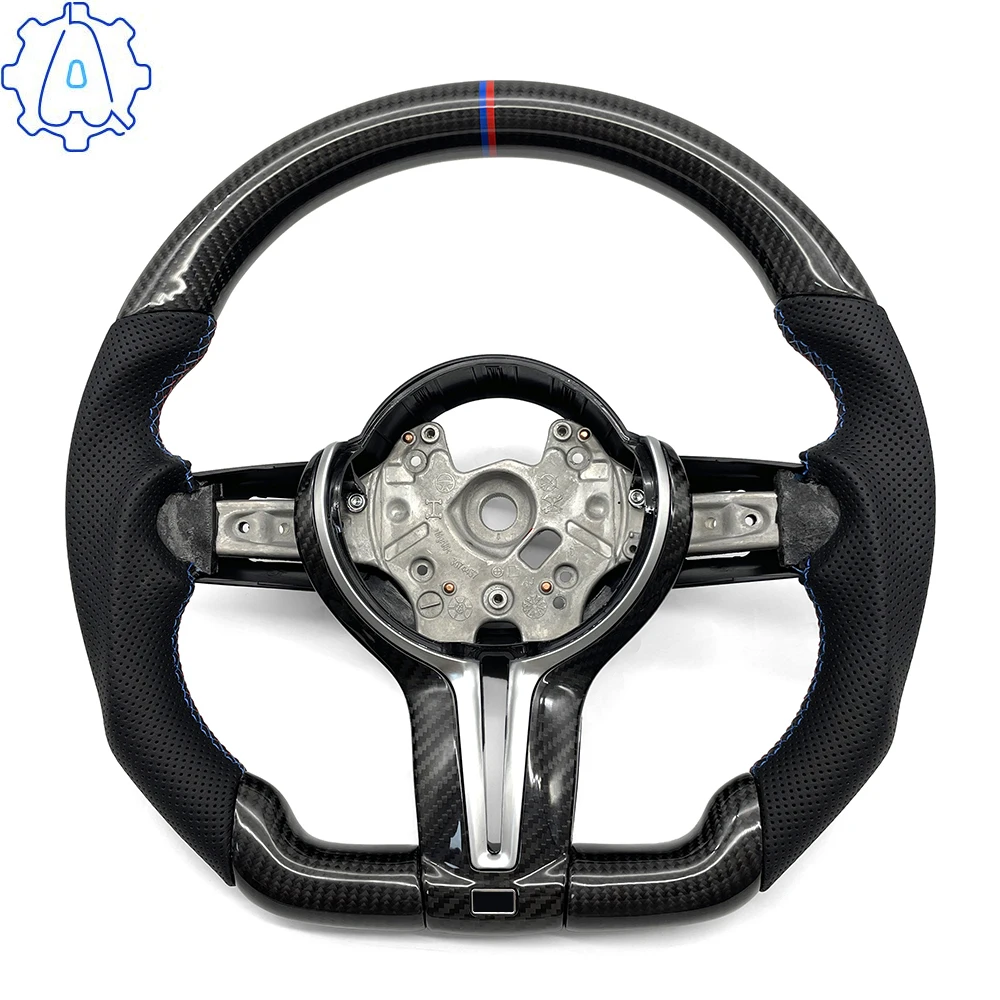 Carbon fiber steering wheel, steering wheel accessories, suitable for BMW X4 X5 X6 M4 M5 M6 F30 F10 F10 F90, Car Accessories