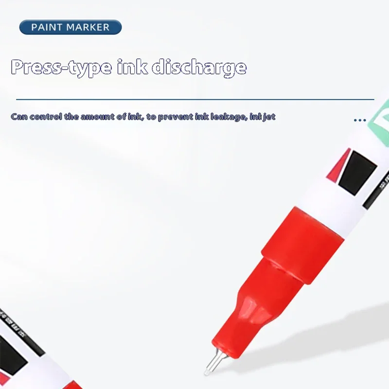 8 Color 0.7mm Ultra-fine Needle Tube Paint Pen, Strongly Covering Paint Pen, Can Be Used on Wood, Metal, Cloth Other Materials image 3