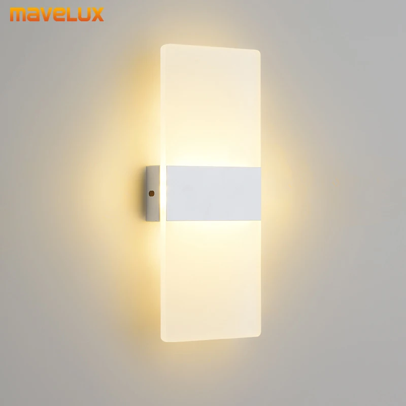 Lámpara de pared minimalista moderna creativa, accesorio de iluminación LED para dormitorio, escalera, sala de estar, hotel, pasillo, mesita de noche, novedad