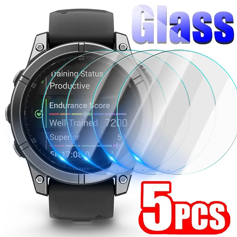 For Garmin Fenix E 47MM Tempered Glass Protective Films Full Cover Scratch Resistant Screen Protector Smartwatch Accessories