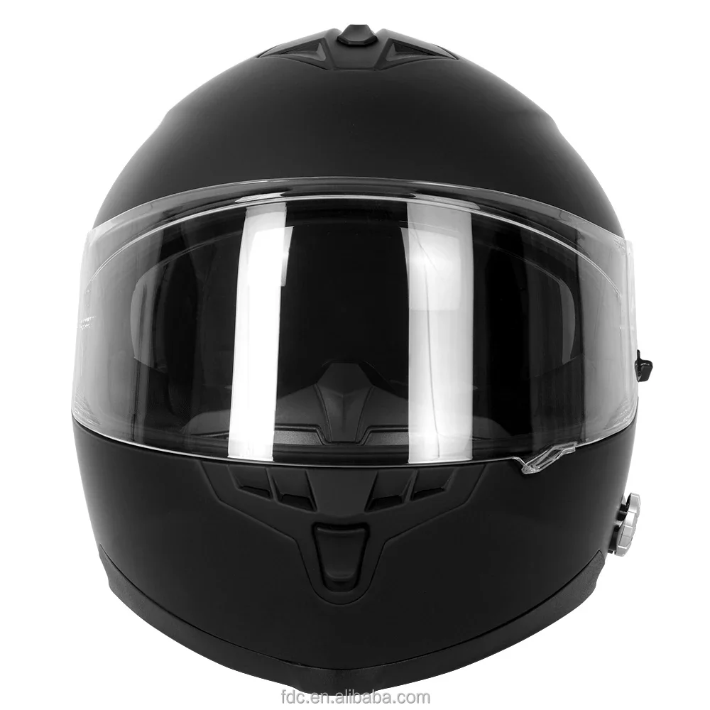 DOT BM22 Full Face Wireless 1000M 6 ciclisti con supporto radio FM Protezione casco Bluetooth per moto intelligente