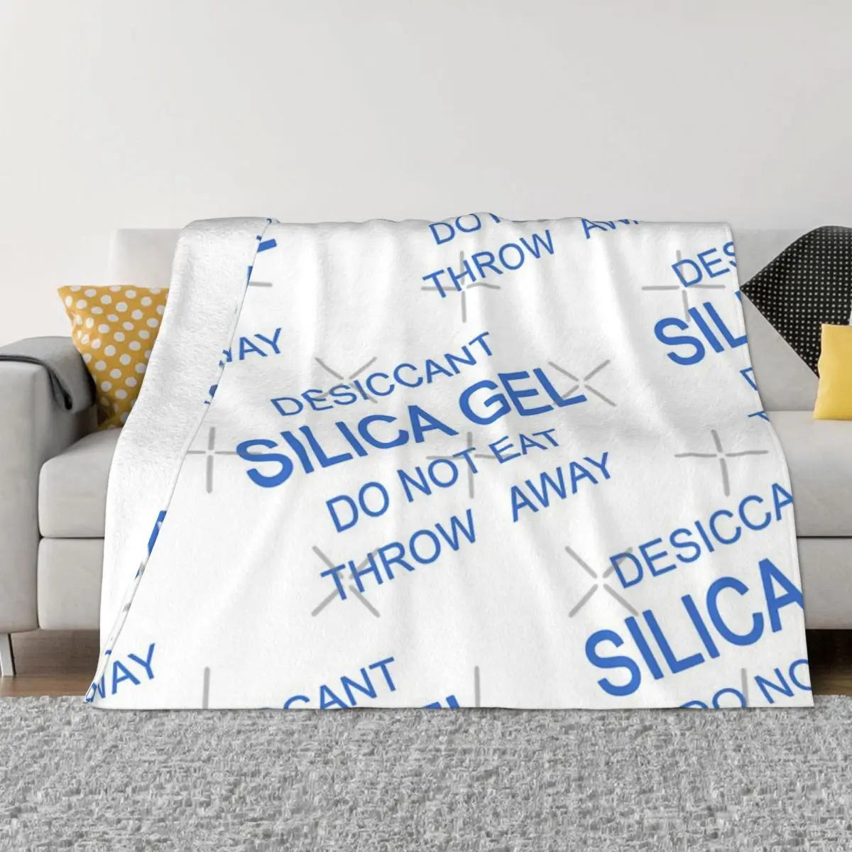 Silica Gel Package Blue Quilt Bed Blankets Quilt For Bed Blankets And Throws Throw Blanket