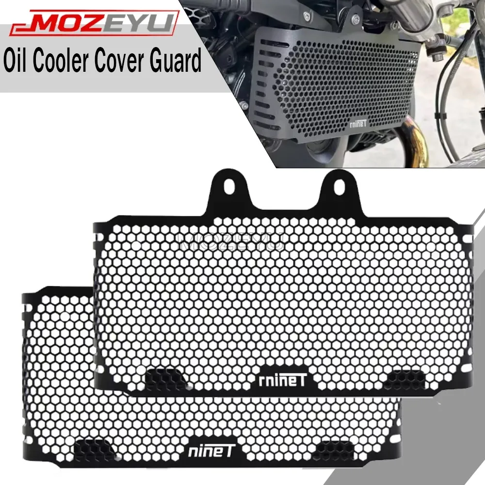 

For BMW R Nine T R NINET 9T Scrambler Urban GS Racer Pure 2014-2025 R9T Motorbikes Radiator Guard Grill Grille Oil Cooler Cover