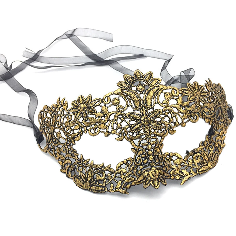 Máscara facial de renda princesa máscara de renda sexy fita para vestido extravagante feminino baile de formatura noites celebrações de mardi gras
